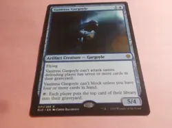 Vantress Gargoyle x1 MTG Throne of Eldraine Blue Rare Artifact Creature NM - Image 1