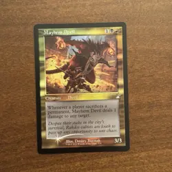Mayhem Devil (Retro Frame) (FOIL) - Ravnica Remastered (RVR) NM MTG - Image 1