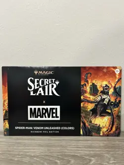 MTG Secret Lair Spider-Man: Venom Unleashed Colors Rainbow Foil! - Image 1