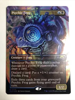 Psychic Frog (Borderless) Modern Horizons 3 Foil NM (Pack Fresh) - Image 1