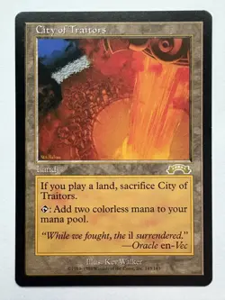 City of Traitors｜Exodus MTG Magic the Gathering Land English Reserve List - Image 1
