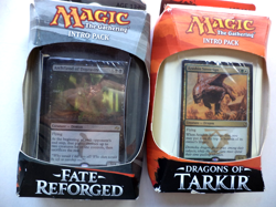 2 MAGIC THE GATHERING INTRO PACKS SEALED - FATE REFORGED & DRAGONS OF TARKIR - Image 1