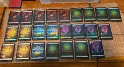 MTG Lands Mostly FOIL x34 Dominaria Stain Glass Full Art All Lands - Image 1