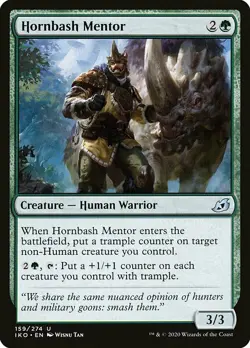 MTG Ikoria U Hornbash Mentor #159 PLAYSET 4x x4 - Image 1