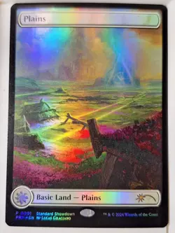 Plains - FOIL - Standard Showdown Promo - Magic the Gathering MTG Nice! - Image 1