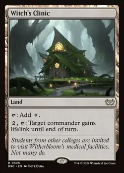 [1x] Witch's Clinic Near Mint, English Duskmourn: House of Horror Commander MTG - Image 1