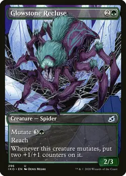 MTG Ikoria SHOWCASE U Glowstone Recluse #296 PLAYSET 4x x4 - Image 1