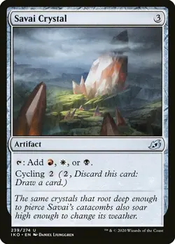 MTG Ikoria U Savai Crystal #239 PLAYSET 4x x4 - Image 1