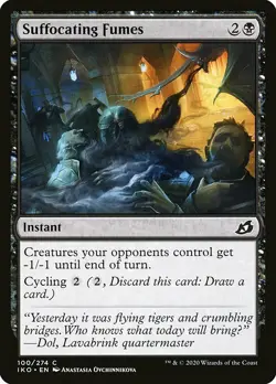 MTG Ikoria C Suffocating Fumes #100 PLAYSET 4x x4 - Image 1