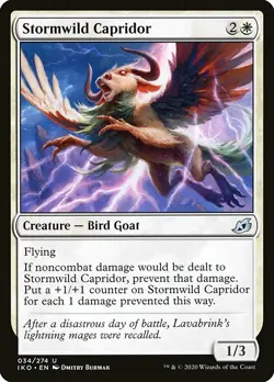 MTG Ikoria *FOIL* U Stormwild Capridor #034 - Image 1