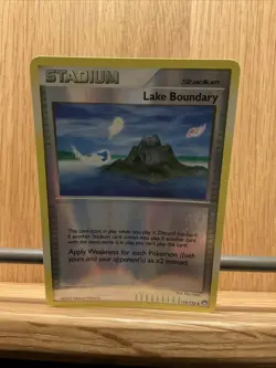 1x Lake Boundary - 112/123 - Uncommon - Reverse Holo Lightly Played Pokemon Diam - Image 1