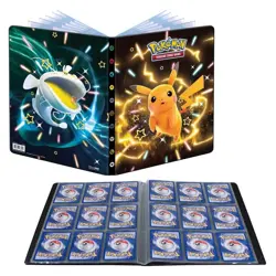 Paldean Fates Scarlet & Violet Pokemon Ultra Pro 9 Pocket Portfolio Pikachu - Image 5