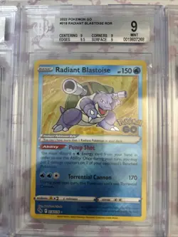Pokemon 10x Graded Card Lot Big 3 N More All Beckett #9 - Image 3