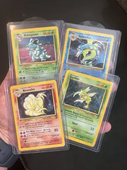 Vintage Wotc Pokemon Card Collection Lot Base Set 2 Holos All NM - Image 1