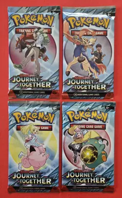 Pokemon TCG Stellar Crown Journey Together Mega Evolutions (12) Booster Pack Lot - Image 5