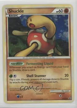 Shuckle Pokemon HeartGold & SoulSilver Black Star Promo #HGSS15 2010 - Image 1