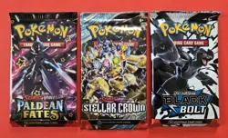 Pokemon Prismatic & Mega Evolutions 151 Paldean Fates (+5) 9 Pack Booster Lot! - Image 5