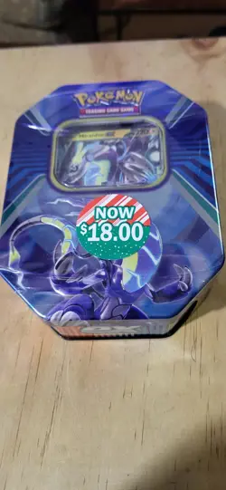 POKEMON PALDEA LEGENDS MIRAIDON EX SEALED TIN W/ 4 BOOSTER PACKS - Image 1