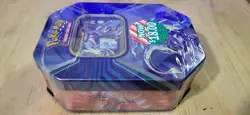 POKEMON PALDEA LEGENDS MIRAIDON EX SEALED TIN W/ 4 BOOSTER PACKS - Image 2