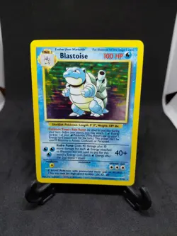 Pokemon 1999 Base Set Blastoise Holo Rare 2/102 LP- - Image 1