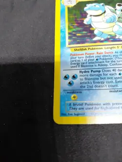 Pokemon 1999 Base Set Blastoise Holo Rare 2/102 LP- - Image 3