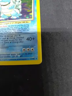 Pokemon 1999 Base Set Blastoise Holo Rare 2/102 LP- - Image 4