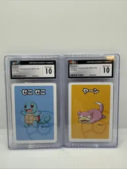 Pokemon 2019 Japanese Squirtle & Slowpoke Old Maid CGC 10 - Image 1