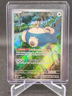 Snorlax SVP 051 Pokemon TCG Scarlet & Violet 151 ETB Black Star Promo - Image 1