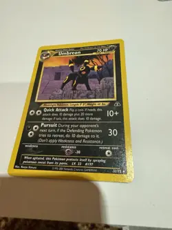 Pokemon Umbreon 32/75 Neo Discovery Non Holo Rare 2001 - Image 1