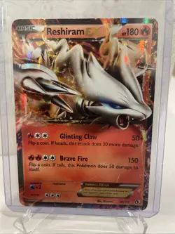 Pokemon TCG - Reshiram EX 22/99 - Next Destinies - Full Art Ultra Rare Holo - Image 1