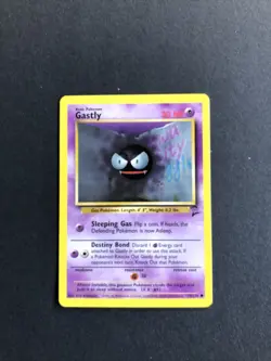Pokemon TCG Gastly Base Set 2 75/130 Regular Unlimited Common - Image 1