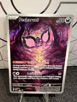 Pokemon TCG - PECHARUNT #129 - PROMO - ILLUSTRATION RARE - SHROUDED FABLE - NM - Image 1