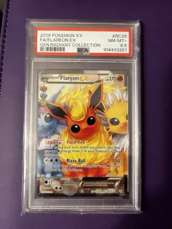 PSA 8.5 Flareon Ex Generations Radiant Collection Pokemon RC28/RC32 - Image 1