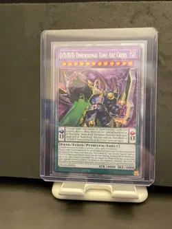 Yugioh D/D/D/D Dimensional King Arc Crisis DOOD-EN035 Starlight Rare 1st Ed NM - Image 1