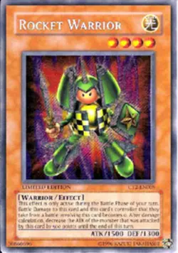 Yugioh! LP Rocket Warrior - CT2-EN005 - Secret Rare - Limited Edition Lightly Pl - Image 1