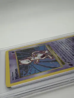 Pokemon Mewtwo Card 010/102 Base Set, Shadowless, Holo, PSA 4 Graded - Image 3