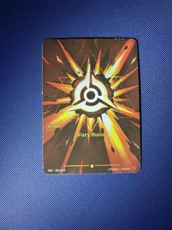 Fury Rune 7a/298 OGN-Riftbound Origins Alt Art English Rune Card - Image 1