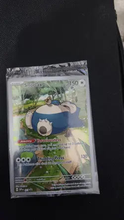 Pokemon TCG Snorlax Promo Scarlet & Violet 151 Black Star Holo Card #051 - Image 1