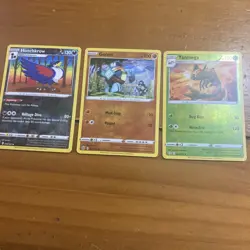 Pokemon cards Mint condition. Yanmega, Honchkrow, Gollet and Picachu Trainer 3D - Image 2