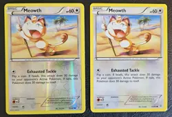 Meowth 53/83 x2 1 Reverse Holo 1 Reg Generations Pokemon Card TCG LP - Image 1