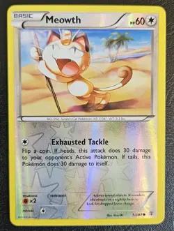 Meowth 53/83 x2 1 Reverse Holo 1 Reg Generations Pokemon Card TCG LP - Image 2