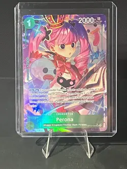 Perona Alt Art OP12-034 SR ENGLISH Legacy of the Master One Piece Card NM - Image 1