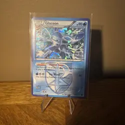 Pokemon TCG Glaceon Plasma Freeze 23/116 Cracked Ice Holo Rare Card - Image 1