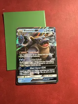Blastoise GX - 35/214 - Pokemon Unbroken Bonds Sun & Moon Ultra Rare Card NM - Image 1