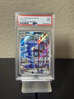 Steelix 208/182 Illustration Rare Sv04: Paradox Rift Holo Pokemon TCG Card PSA 9 - Image 1