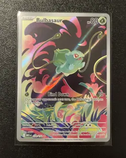 SEALED bulbasaur 133/132 STAMPED MEGA EVOLUTIONS POKEMON CARD GRADEABLE - Image 1