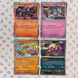 Pokemon TCG Phantasmal Flames Stamped Promo Cards Set Of 4 - Image 1