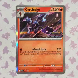 Pokemon TCG Phantasmal Flames Stamped Promo Cards Set Of 4 - Image 2