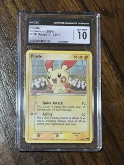 Pokemon Plulse (2004) CGC 10 GEM MINT Pop Series 1 13/17 Card - Image 1