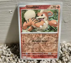 Growlithe 030/198 Reverse Holo Pokemon Card TCG: Scarlet & Violet Base Set - Image 1